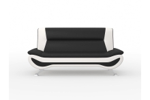 8219BEG Seating-Veloce Collection 2pc Set: Sofa, Love