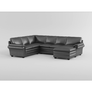 9267GY*42LRC 4-Piece Sectional with Right...