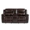8230BRW Seating-Bastrop Collection 2pc Set: Sofa, Love
