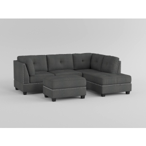 9566DG*3OT 3-Piece Sectional with Ottoman