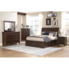 HE-1559-1  Queen Platform Bed with Storage Footboard and Side Rails