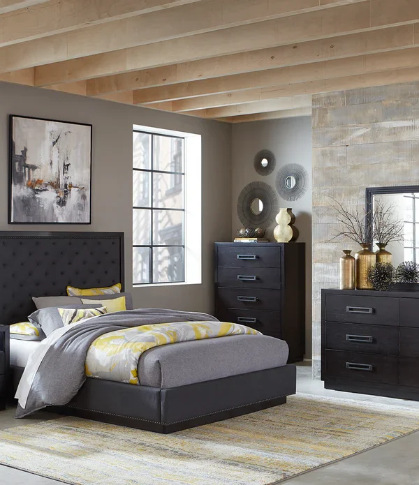 5424 Bedroom Larchmont Collection 4pc Set (QB+NS+DR+MR)