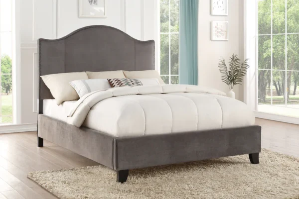 5874GY Bedroom Carlow Collection Queen Bed