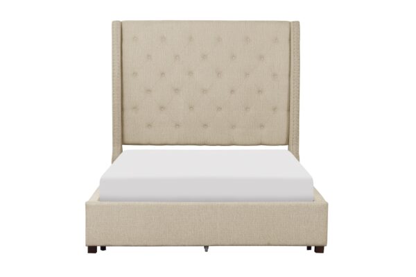 5877BE Bedroom Fairborn Collection Queen Platform Bed