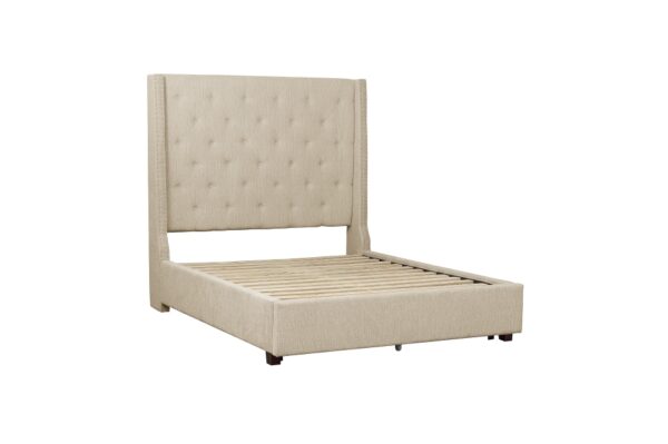 5877BE-DW Bedroom Fairborn Collection Queen Platform Bed with Stor...