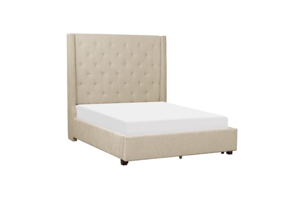 5877BE-DW Bedroom Fairborn Collection Queen Platform Bed with Stor...