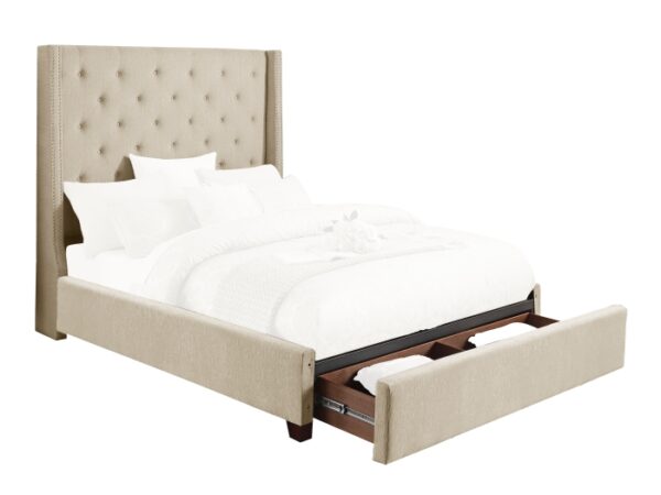 Eastern King Platform Bed wi