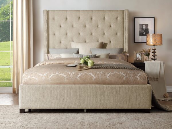 5877BE Bedroom Fairborn Collection Queen Platform Bed