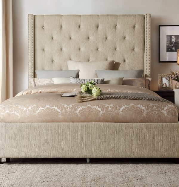 5877BE Bedroom Fairborn Collection Queen Platform Bed