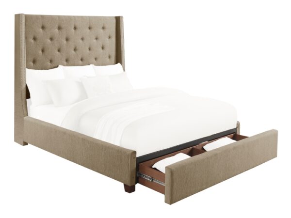 Eastern King Platform Bed wi
