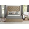 HE-5877BR-1DW  Queen Platform Bed with Storage Footboard