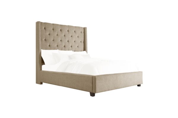 5877BR-DW Bedroom Fairborn Collection Queen Platform Bed with Stor...