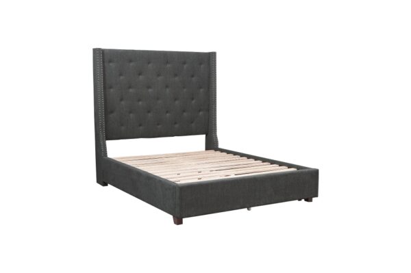 5877GY Bedroom Fairborn Collection Queen Platform Bed