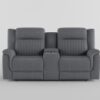 9646GY Seating-Dean Collection 2pc Set: Sofa, Love