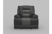 9388GRY Seating-Fabian Collection 2pc Set: Sofa, Love
