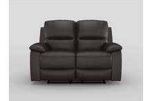 9368BRW Seating-Dawson Collection 2pc Set: Sofa, Love