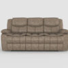 8230BRW Seating-Bastrop Collection 2pc Set: Sofa, Love