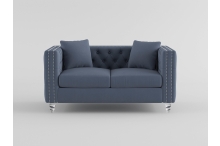9349DBU Seating-Orina Collection 2pc Set: Sofa, Love
