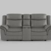8206BRW Seating-Aram Collection 2pc Set: Sofa, Love