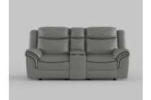 8206BRW Seating-Aram Collection 2pc Set: Sofa, Love