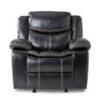 8230BLK Seating-Bastrop Collection 2pc Set: Sofa, Love