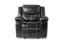 8230BLK Seating-Bastrop Collection 2pc Set: Sofa, Love