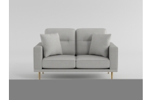 9417BUE Seating-Violetta Collection 2pc Set: Sofa, Love