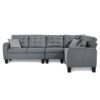 8202GRY-SC Seating-Sinclair Collection 2-Piece Reversible Sectional