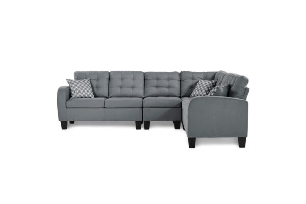 8202GRY-SC Seating-Sinclair Collection 2-Piece Reversible Sectional