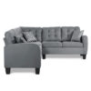 8202GRY-SC Seating-Sinclair Collection 2-Piece Reversible Sectional
