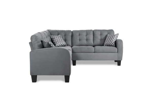 8202GRY-SC Seating-Sinclair Collection 2-Piece Reversible Sectional