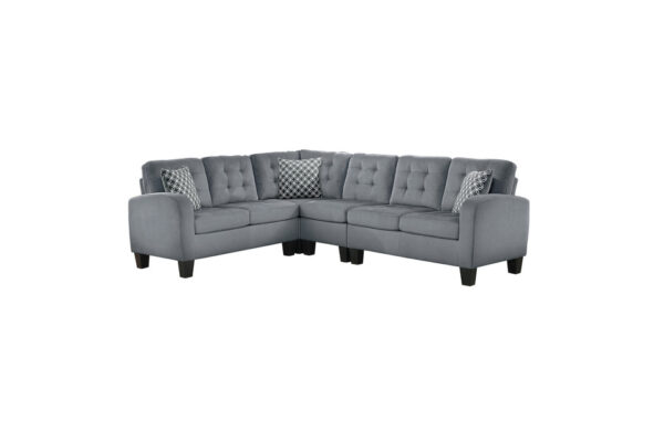 8202GRY-SC Seating-Sinclair Collection 2-Piece Reversible Sectional