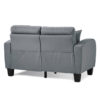 8202GRY Seating-Sinclair Collection 2pc Set: Sofa, Love