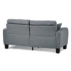8202GRY Seating-Sinclair Collection 2pc Set: Sofa, Love