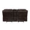8206BRW Seating-Aram Collection 2pc Set: Sofa, Love