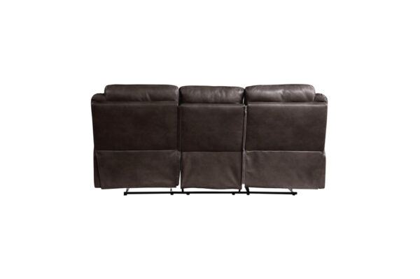 8206BRW Seating-Aram Collection 2pc Set: Sofa, Love