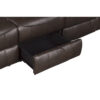 8206BRW-3 Double Reclining Sofa with C...