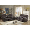 8206BRW-3 Double Reclining Sofa with C...