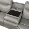 8206GRY Seating-Aram Collection 2pc Set: Sofa, Love