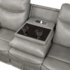 8206GRY Seating-Aram Collection 2pc Set: Sofa, Love