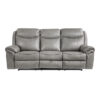 8206GRY Seating-Aram Collection 2pc Set: Sofa, Love