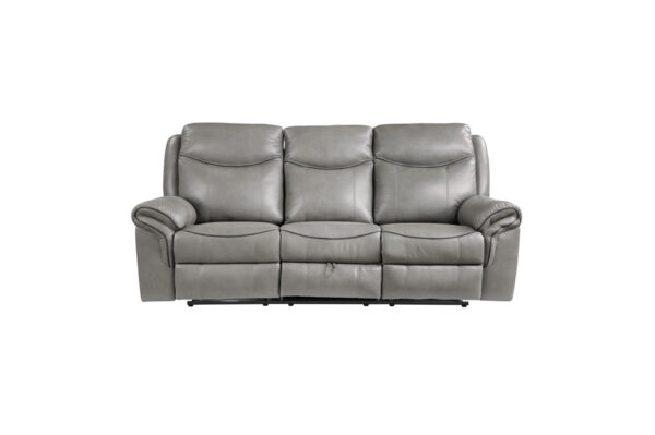 8206GRY Seating-Aram Collection 2pc Set: Sofa, Love