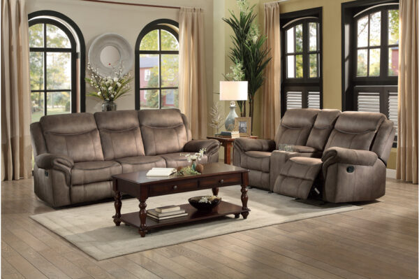 8206NF Seating-Aram Collection 2pc Set: Sofa, Love