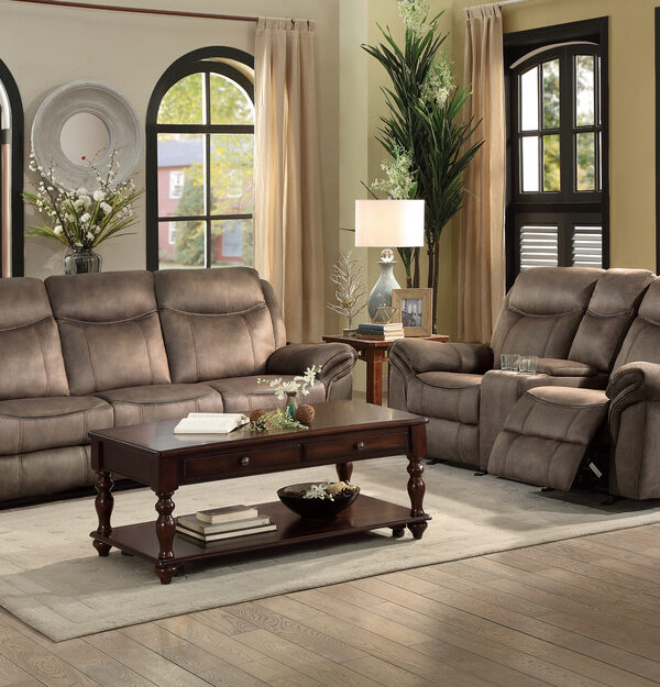 8206NF Seating-Aram Collection 2pc Set: Sofa, Love