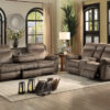 8206NF Seating-Aram Collection 2pc Set: Sofa, Love