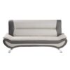8219BEG Seating-Veloce Collection 2pc Set: Sofa, Love