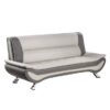 8219BEG Seating-Veloce Collection 2pc Set: Sofa, Love