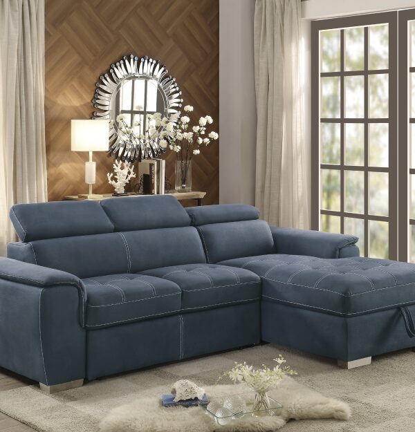 8228BU Seating-Ferriday Collection 2-Piece Sectional with Adjus...