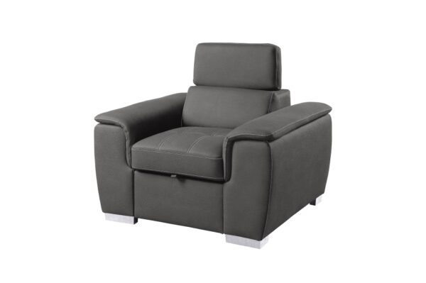 8228GY Seating-Ferriday Collection 2-Piece Sectional with Adjus...