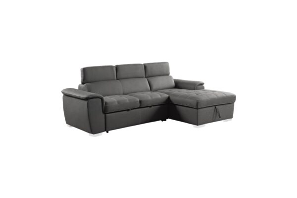 8228GY Seating-Ferriday Collection 2-Piece Sectional with Adjus...